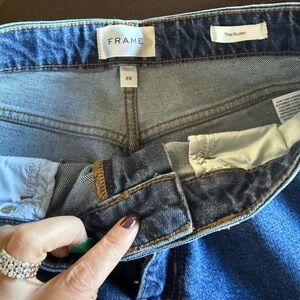 Frame Denim Women's High Rise Dark Blue Jeans